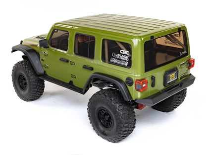 1/6 SCX6 Jeep JLU Wrangler 4WD Rock Crawler RTR Green