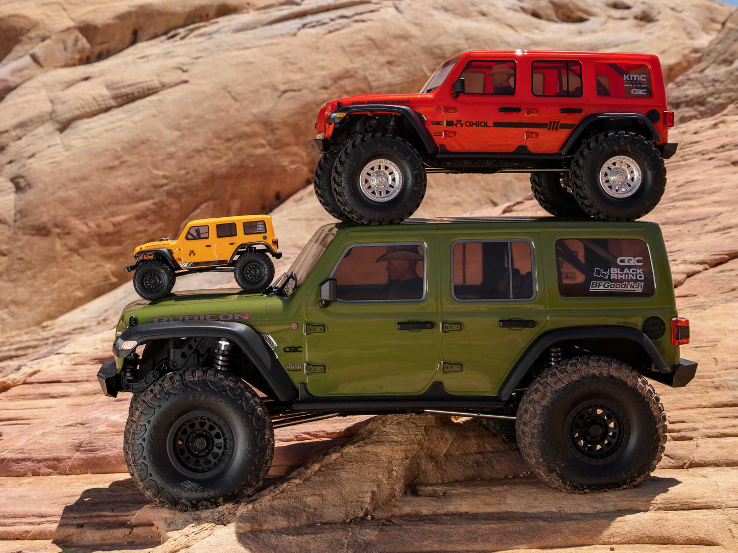 1/6 SCX6 Jeep JLU Wrangler 4WD Rock Crawler RTR Green