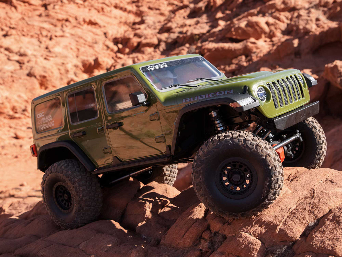 1/6 SCX6 Jeep JLU Wrangler 4WD Rock Crawler RTR Green