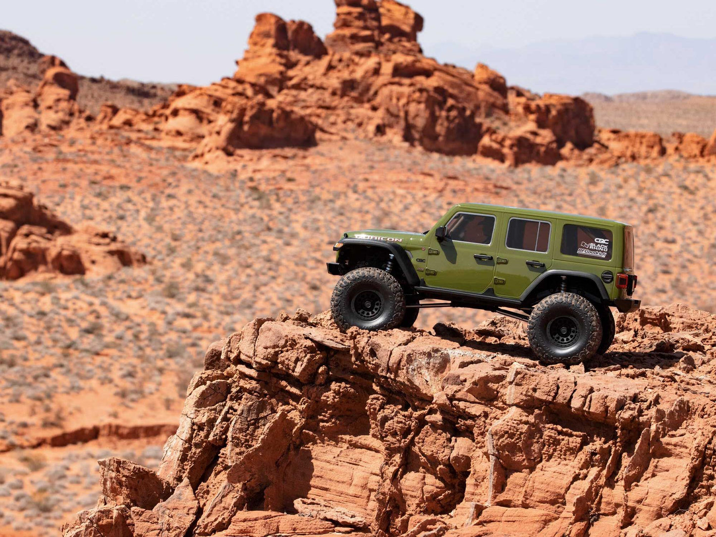 1/6 SCX6 Jeep JLU Wrangler 4WD Rock Crawler RTR Green