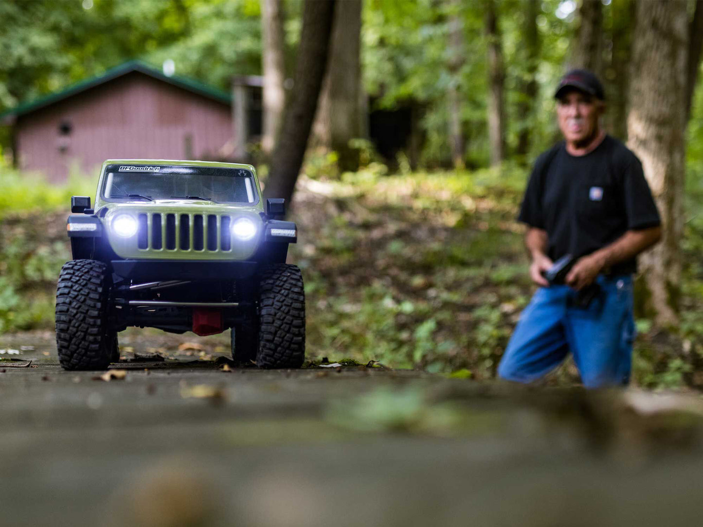 1/6 SCX6 Jeep JLU Wrangler 4WD Rock Crawler RTR Green