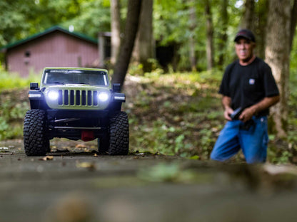 1/6 SCX6 Jeep JLU Wrangler 4WD Rock Crawler RTR Green