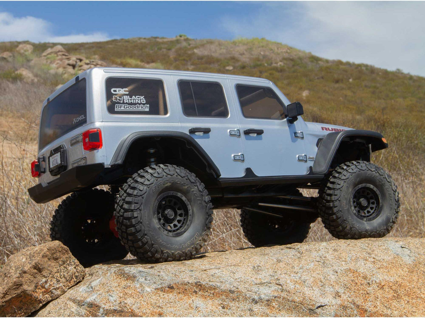 1/6 SCX6 Jeep JLU Wrangler 4WD Rock Crawler RTR Silver