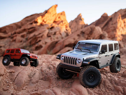 1/6 SCX6 Jeep JLU Wrangler 4WD Rock Crawler RTR Silver