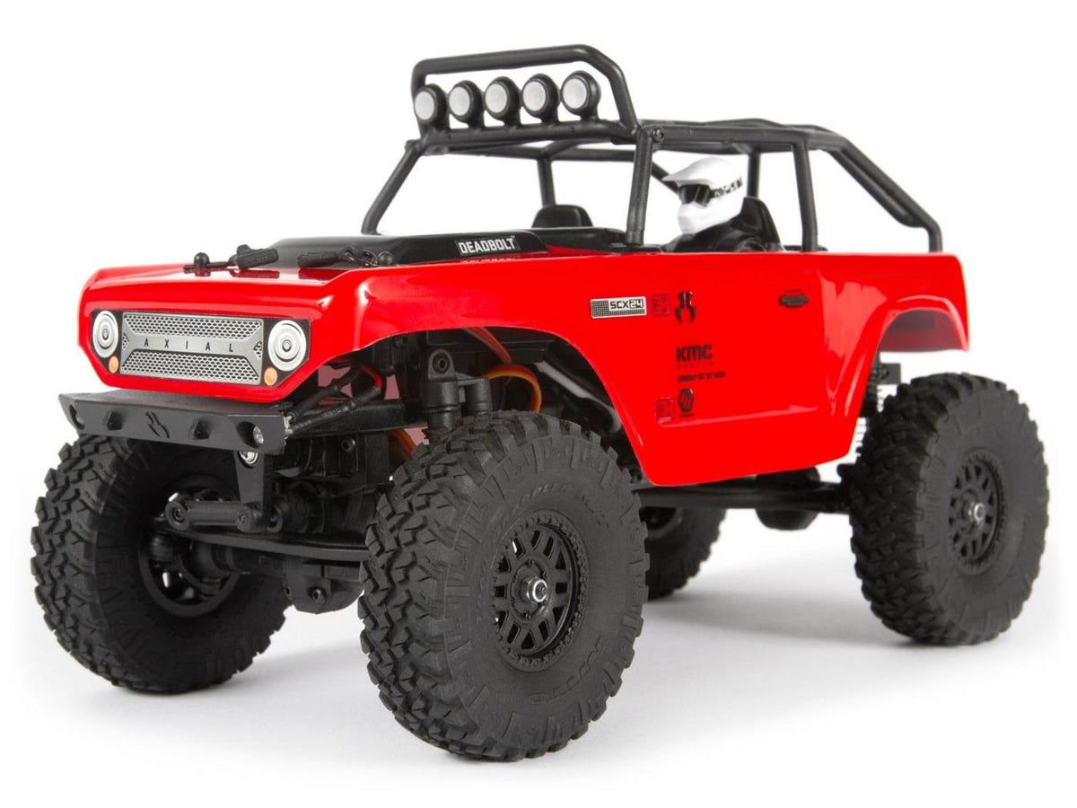 1/24 SCX24 Deadbolt 4WD Rock Crawler RTR Red