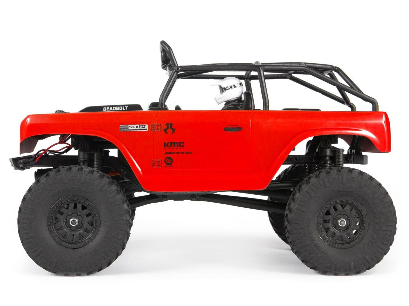 1/24 SCX24 Deadbolt 4WD Rock Crawler RTR Red
