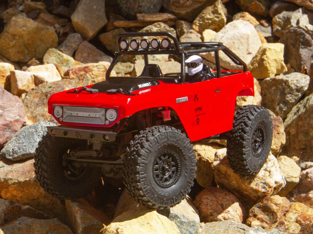 1/24 SCX24 Deadbolt 4WD Rock Crawler RTR Red