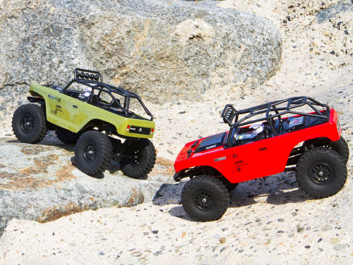 1/24 SCX24 Deadbolt 4WD Rock Crawler RTR Red