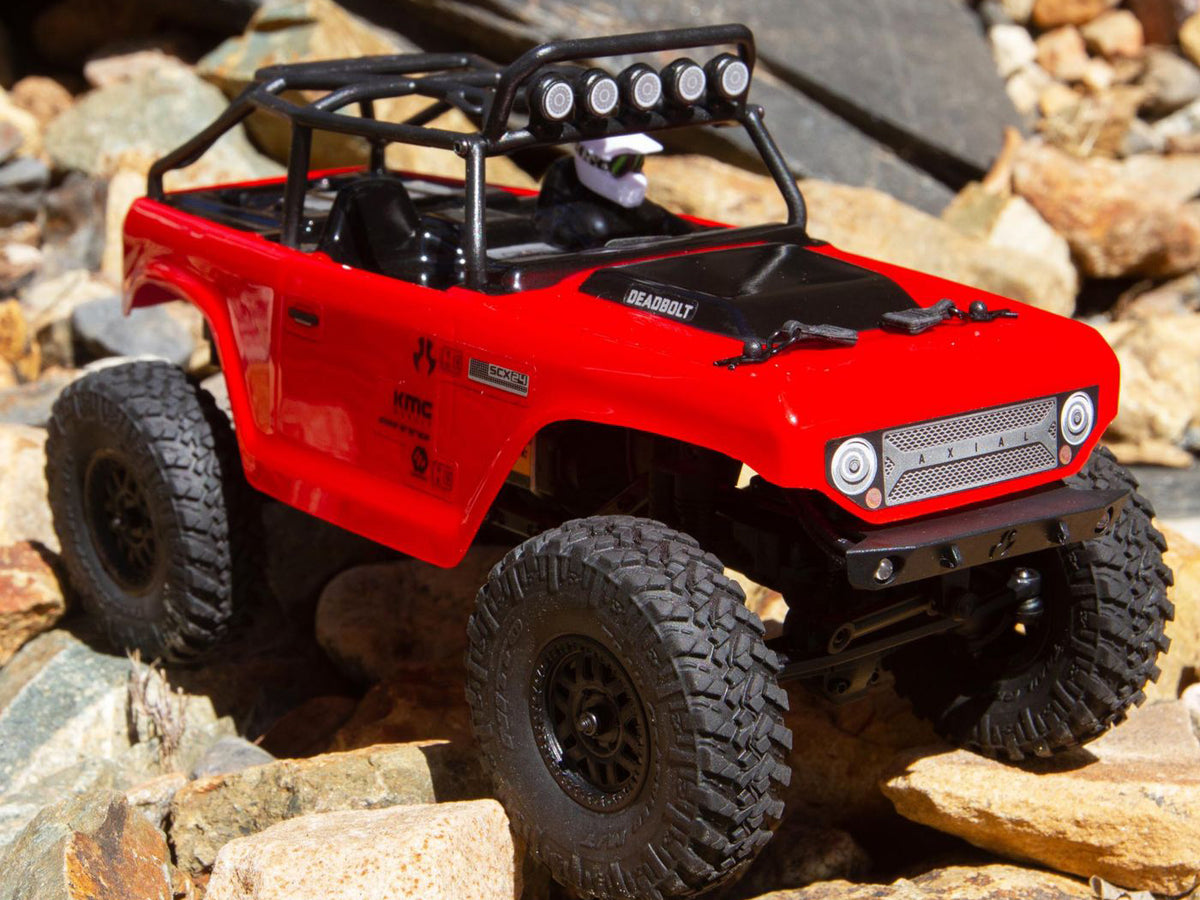 1/24 SCX24 Deadbolt 4WD Rock Crawler RTR Red
