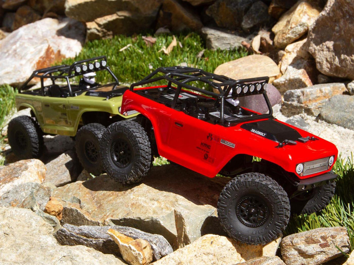 1/24 SCX24 Deadbolt 4WD Rock Crawler RTR Red