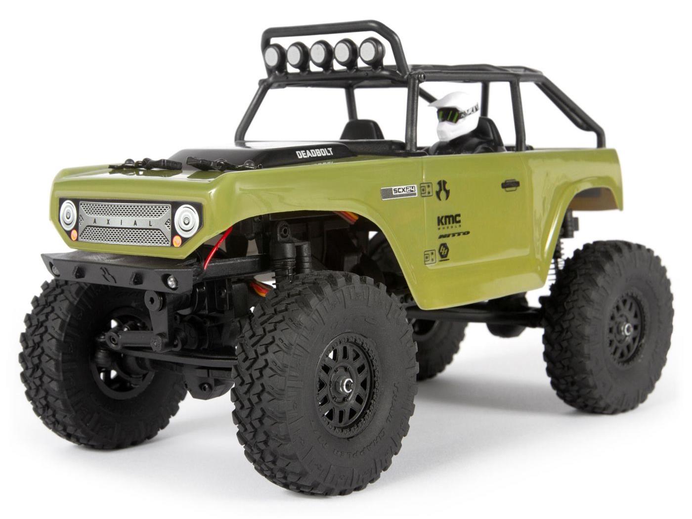 1/24 SCX24 Deadbolt 4WD Rock Crawler RTR Green