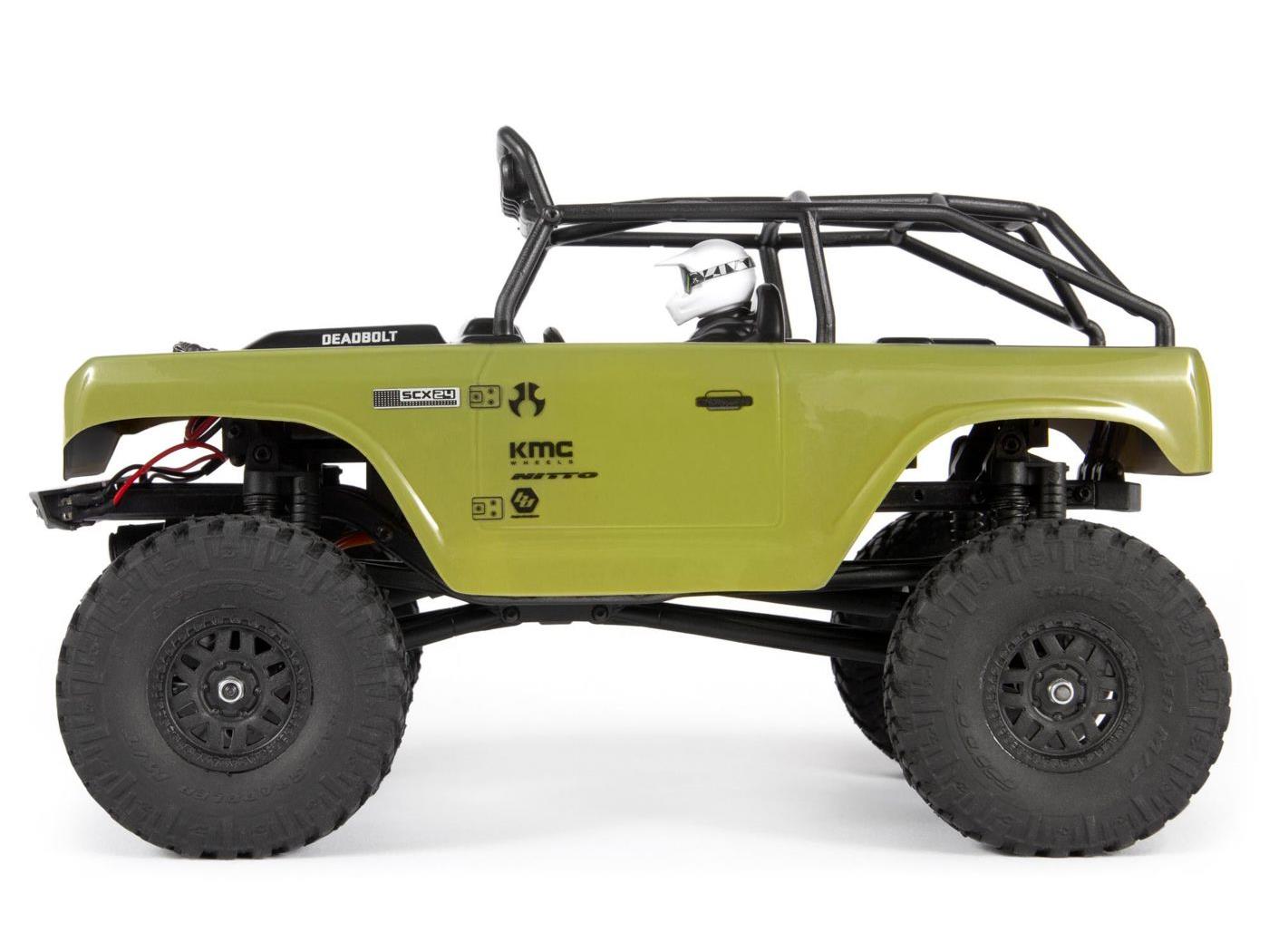 1/24 SCX24 Deadbolt 4WD Rock Crawler RTR Green