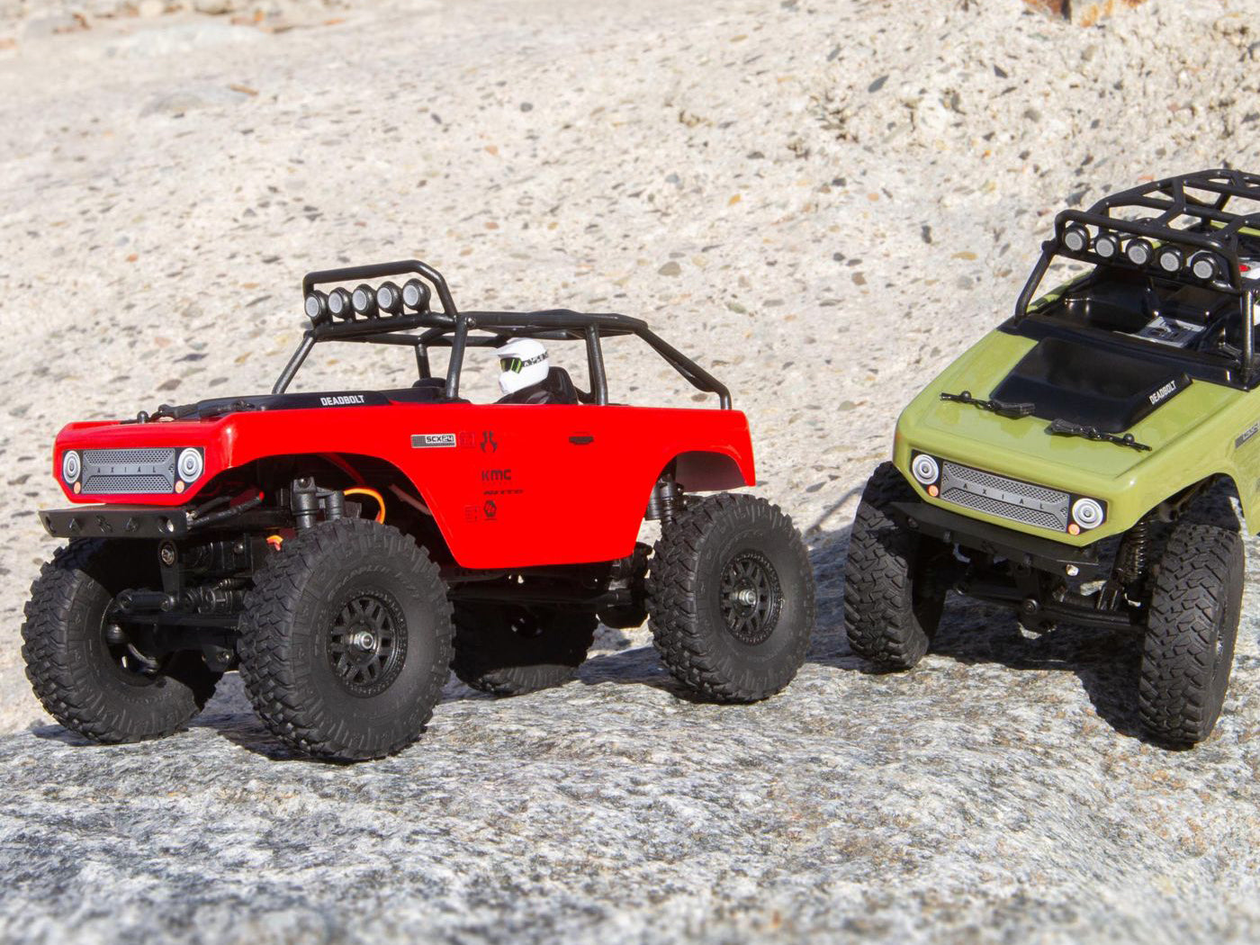 1/24 SCX24 Deadbolt 4WD Rock Crawler RTR Green