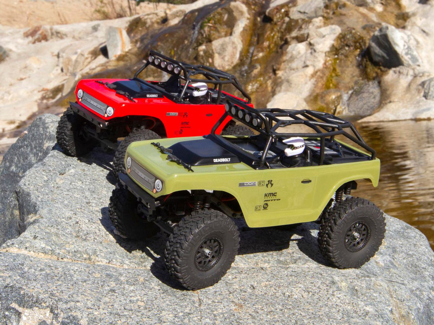 1/24 SCX24 Deadbolt 4WD Rock Crawler RTR Green