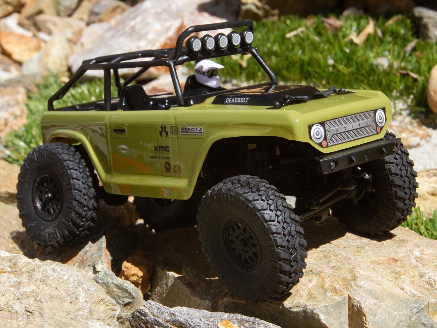 1/24 SCX24 Deadbolt 4WD Rock Crawler RTR Green