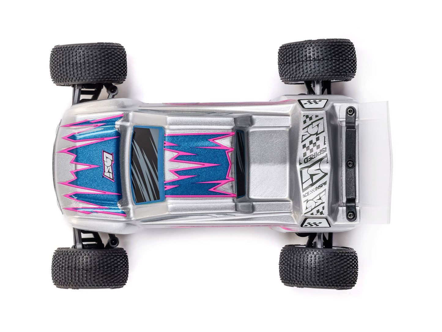 1/28 Micro-T 2WD Stadium Truck RTR Silver
