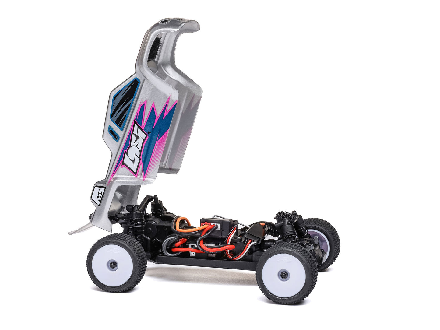 1/28 Micro-T 2WD Stadium Truck RTR Silver