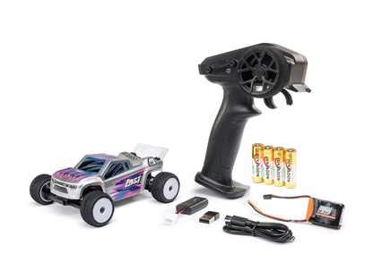 1/28 Micro-T 2WD Stadium Truck RTR Silver