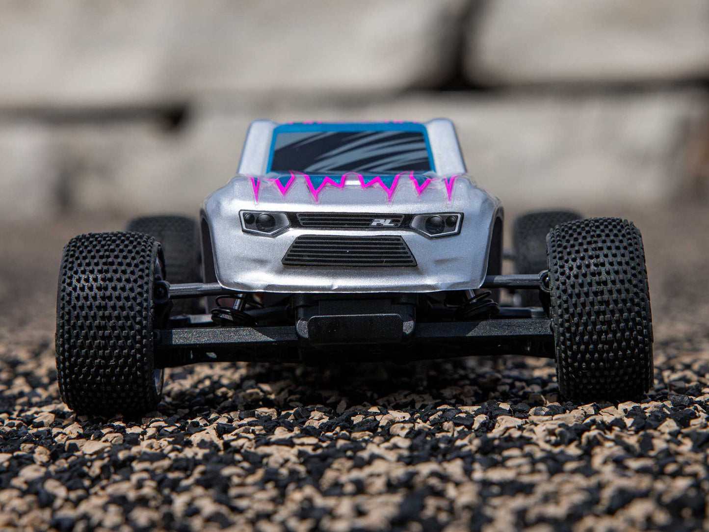 1/28 Micro-T 2WD Stadium Truck RTR Silver