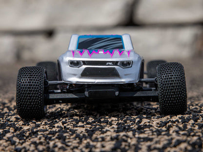 1/28 Micro-T 2WD Stadium Truck RTR Silver
