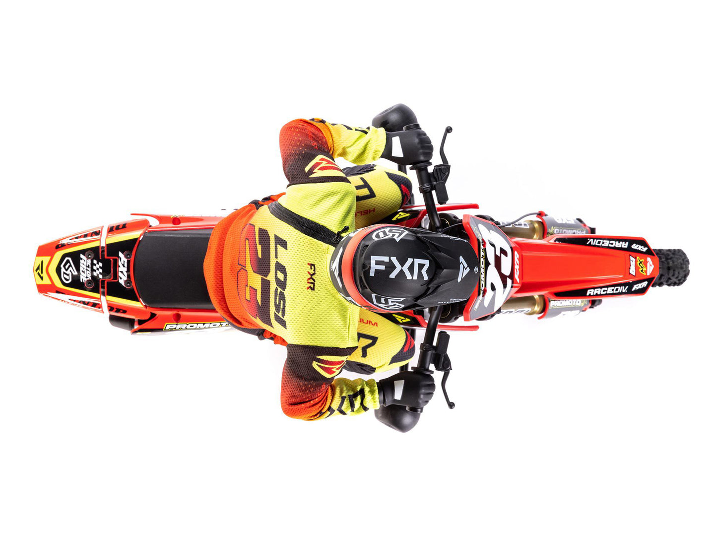 1/4 Promoto-MX Motorcycle RTR FXR Red