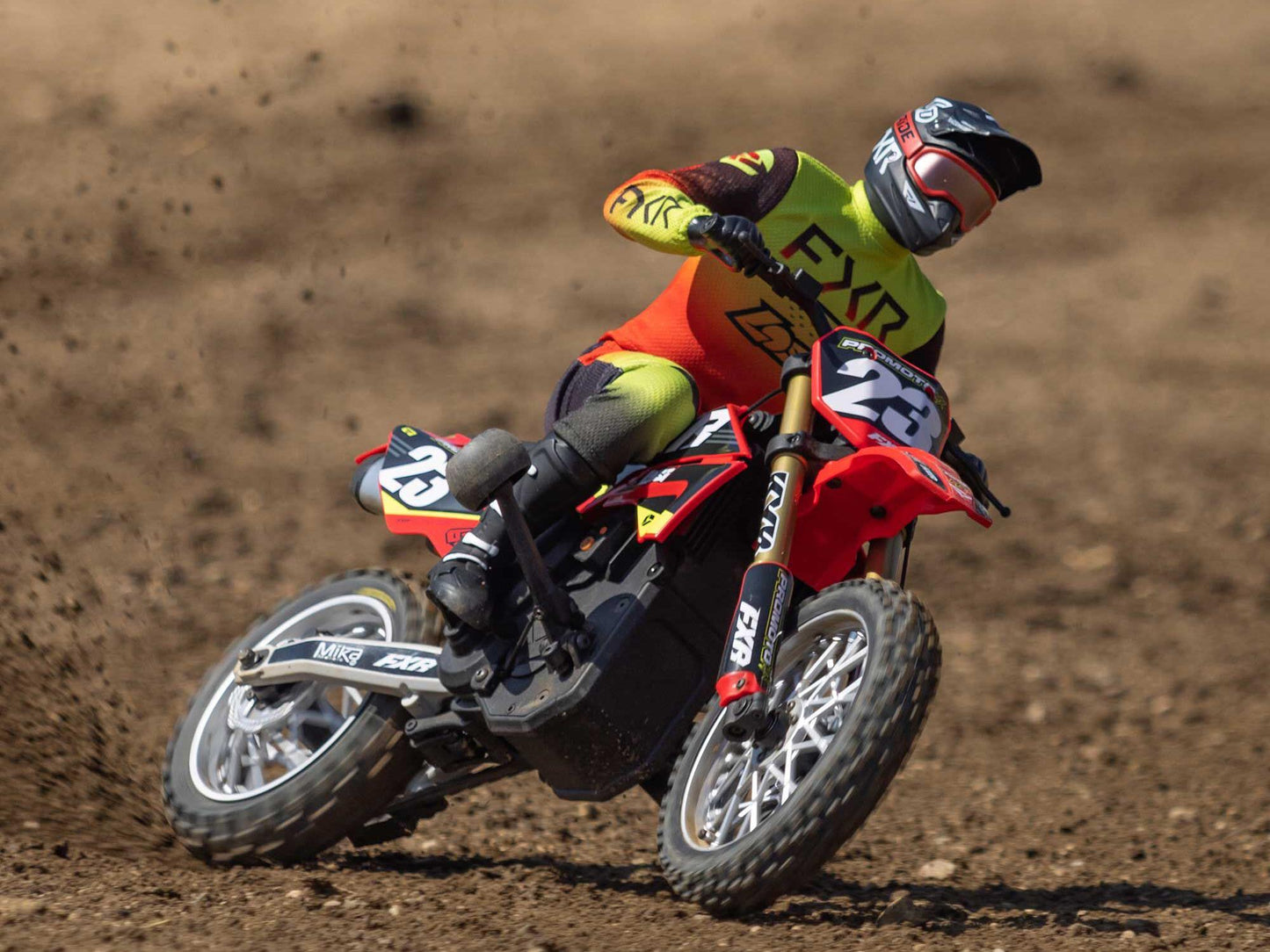 1/4 Promoto-MX Motorcycle RTR FXR Red