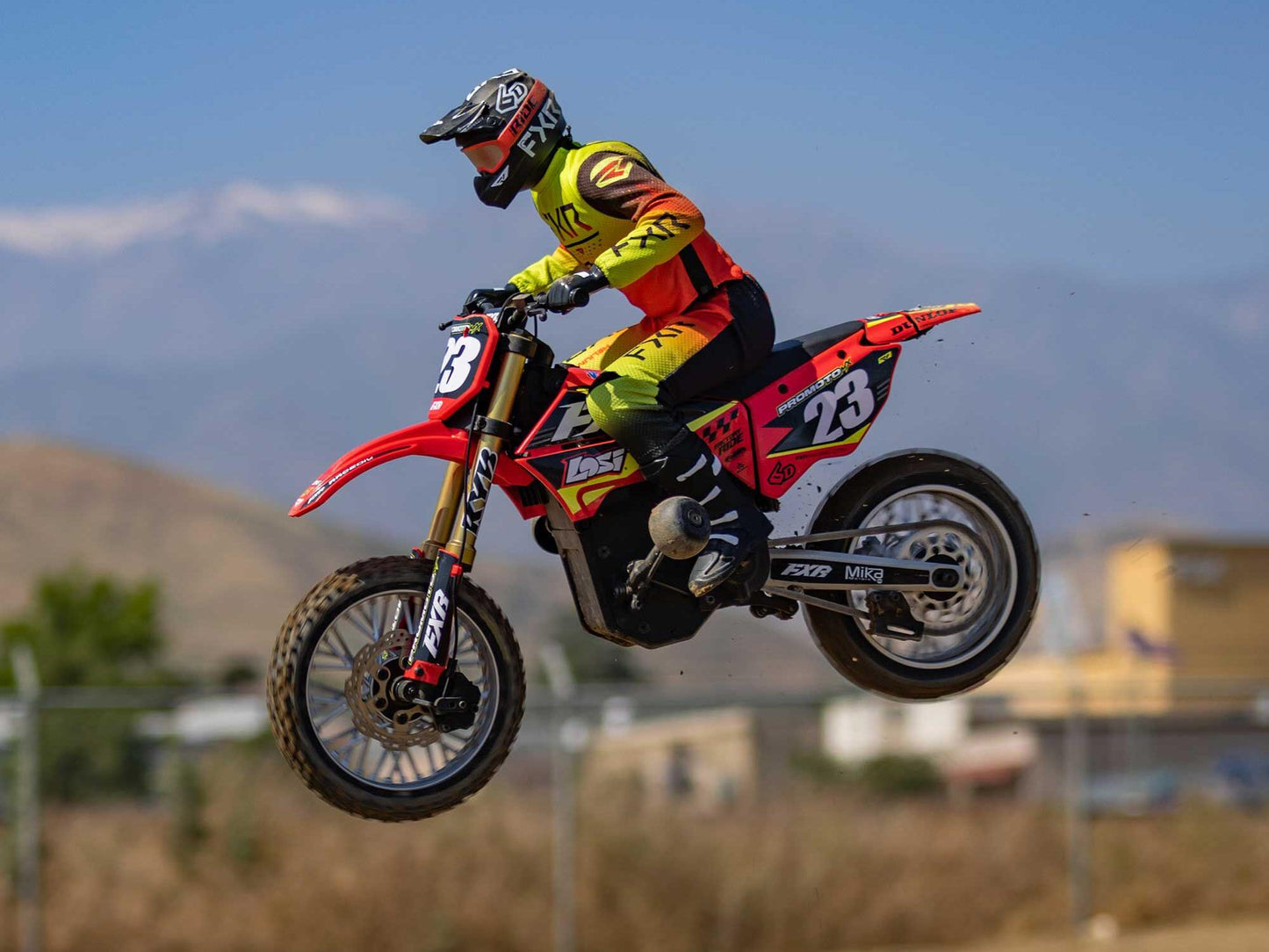 1/4 Promoto-MX Motorcycle RTR FXR Red