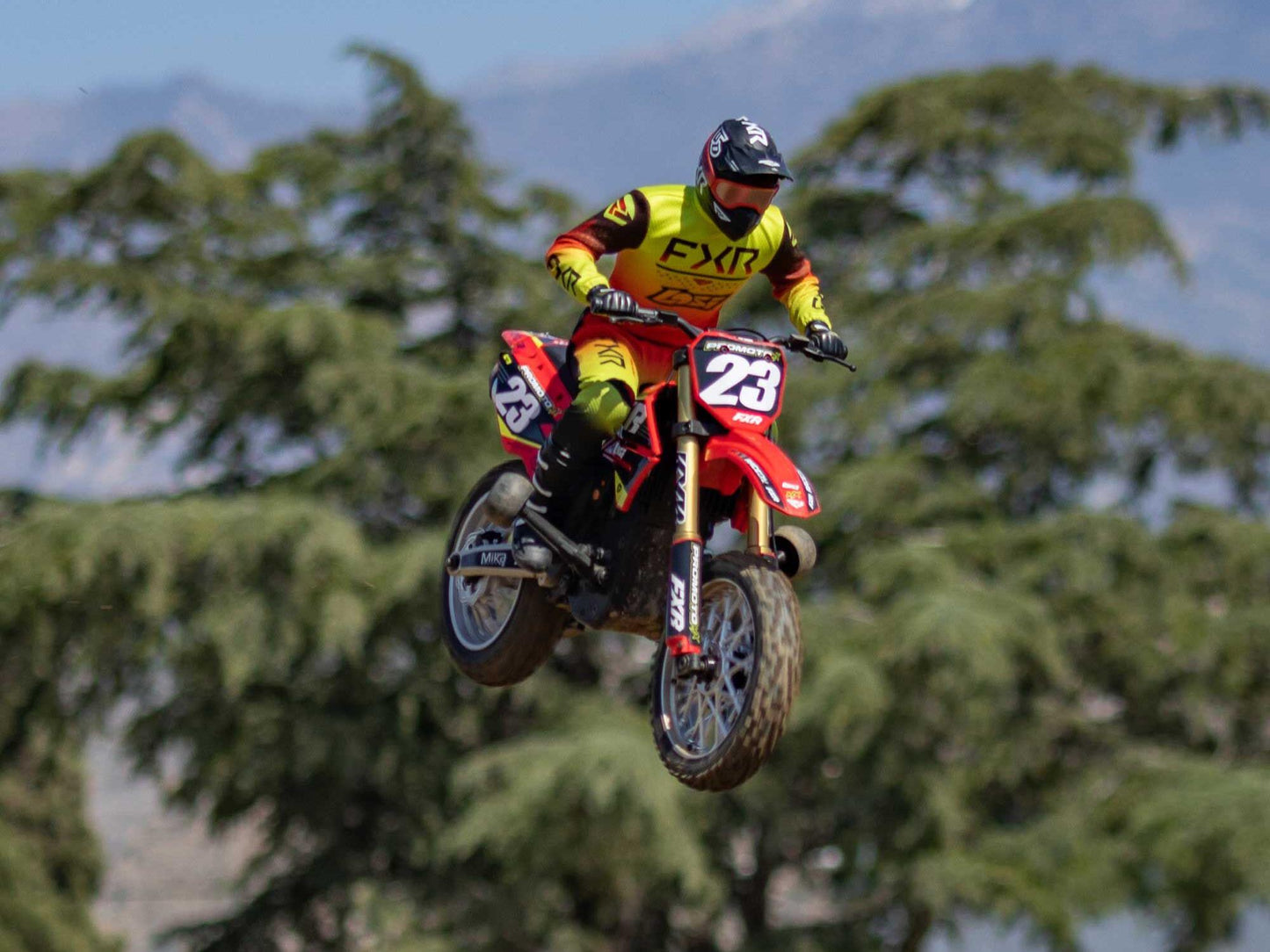 1/4 Promoto-MX Motorcycle RTR FXR Red