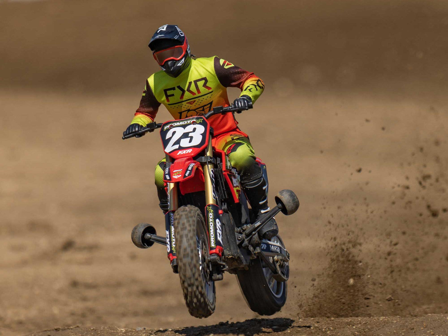 1/4 Promoto-MX Motorcycle RTR FXR Red