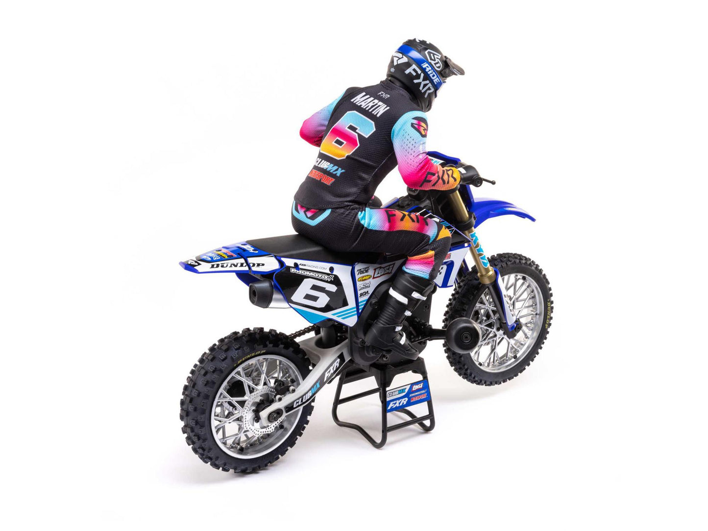 1/4 Promoto-MX Motorcycle RTR Club MX Blue