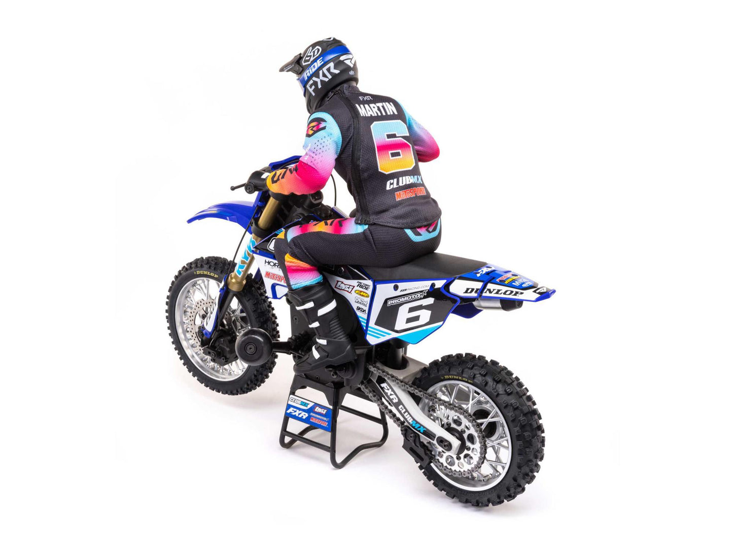 1/4 Promoto-MX Motorcycle RTR Club MX Blue