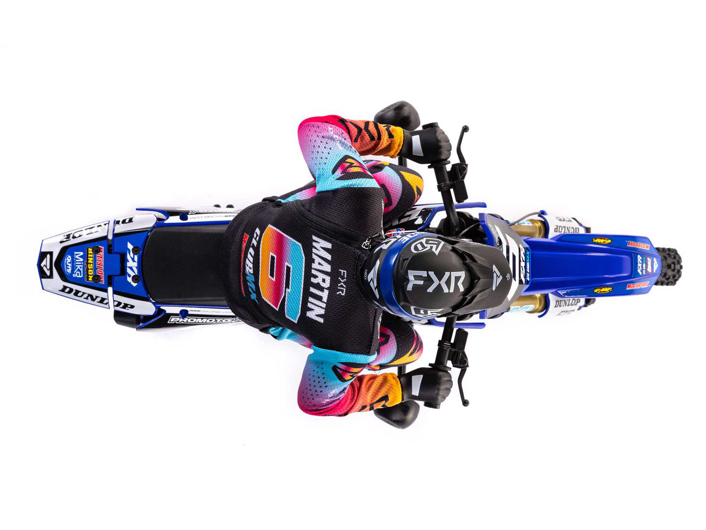 1/4 Promoto-MX Motorcycle RTR Club MX Blue