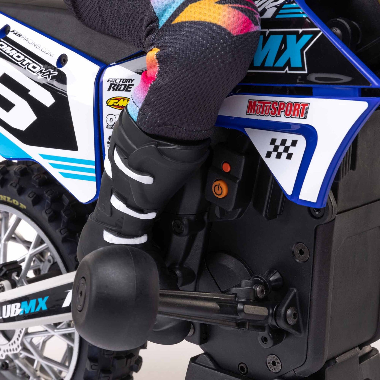 1/4 Promoto-MX Motorcycle RTR Club MX Blue