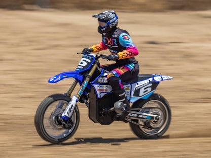 1/4 Promoto-MX Motorcycle RTR Club MX Blue