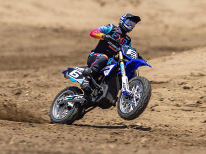 1/4 Promoto-MX Motorcycle RTR Club MX Blue