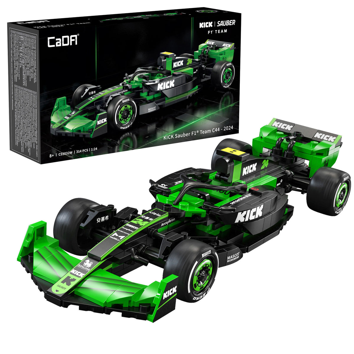 KICK Sauber F1 Team C44 (2024) - 314 pcs