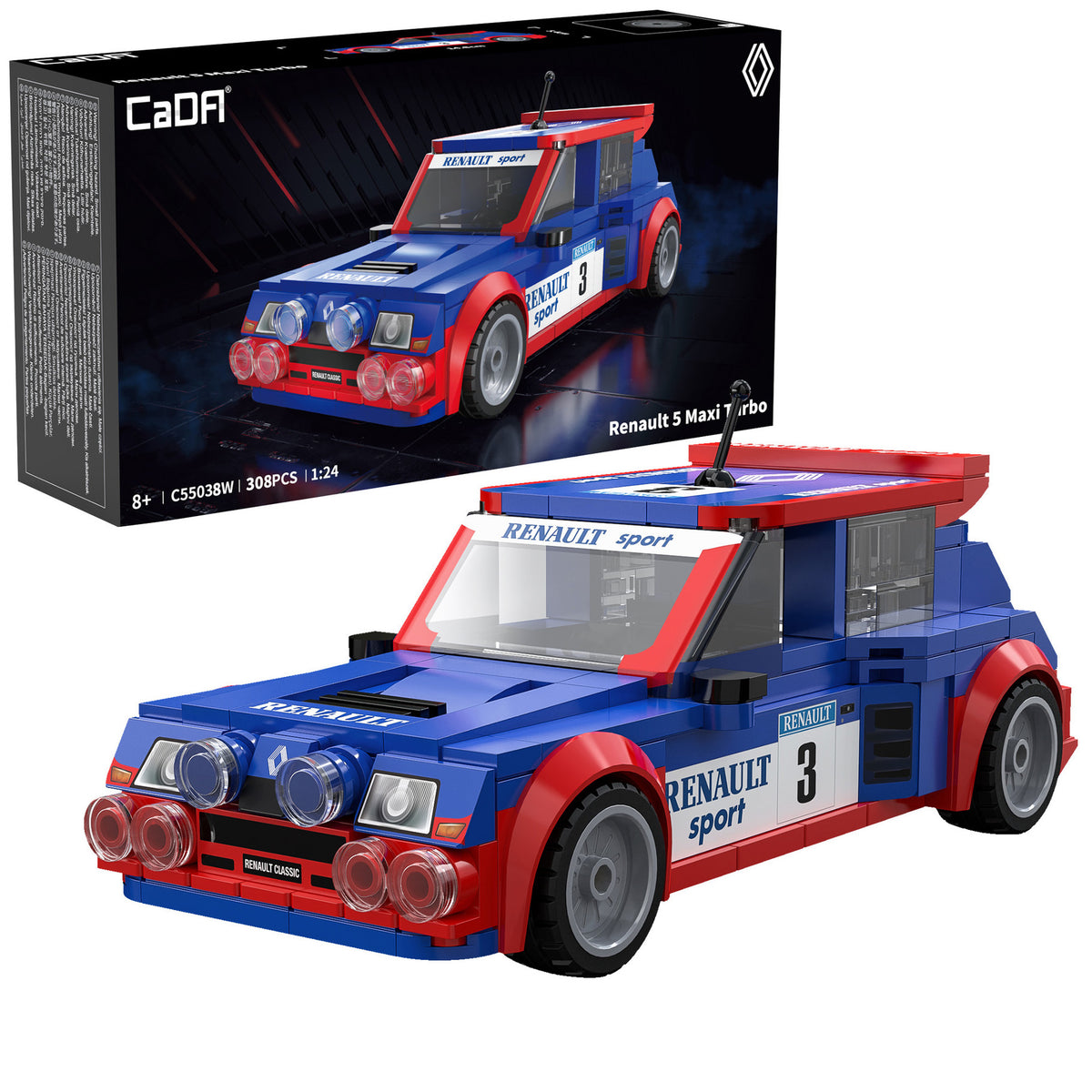 1:24 Renault 5 Maxi Turbo - 308 pcs