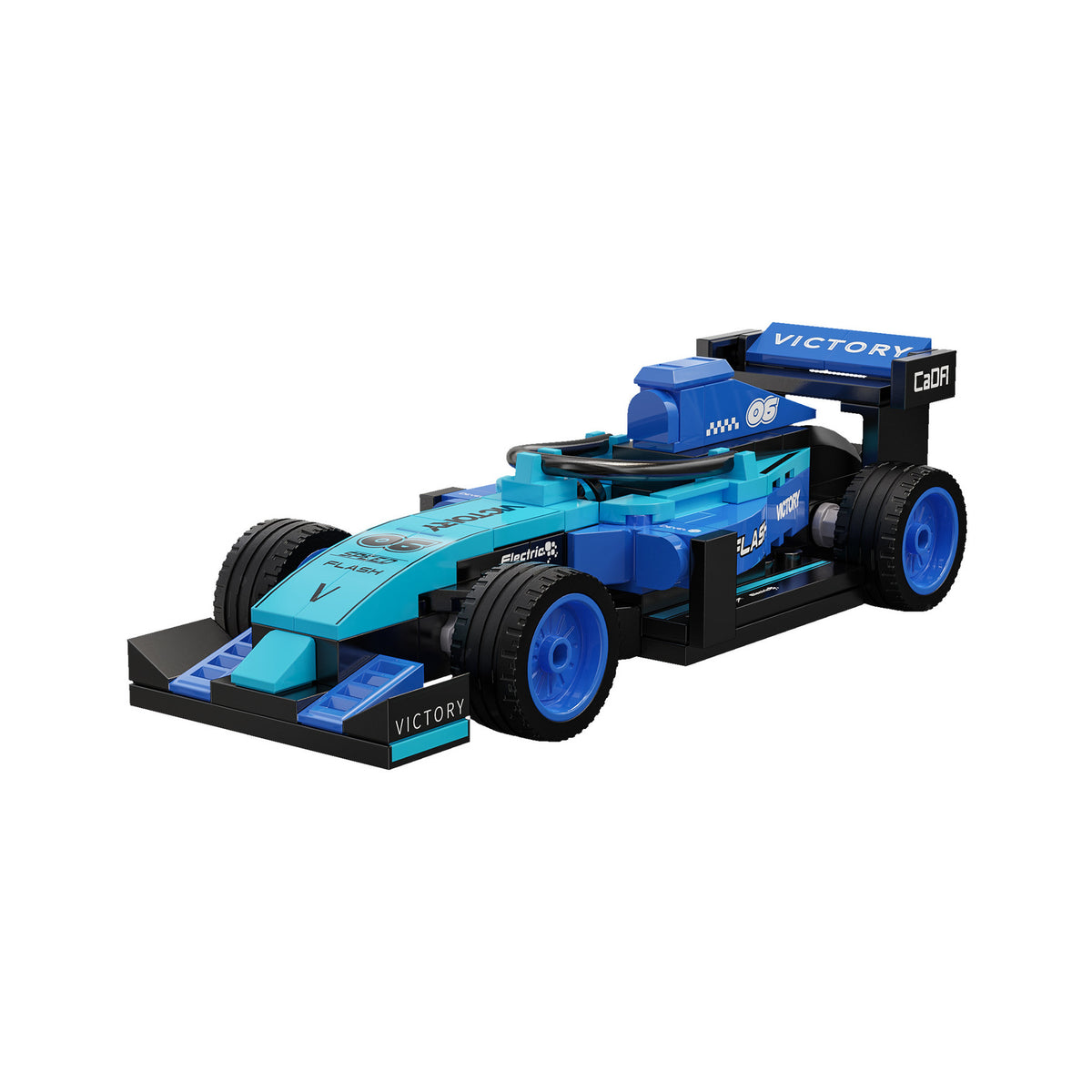 Blue Circuit Racing Car - 123 pcs