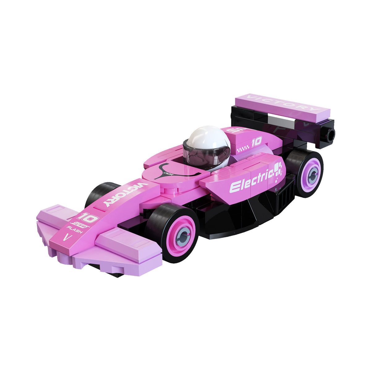 Mini Pink Circuit Racing Car - 70 pcs