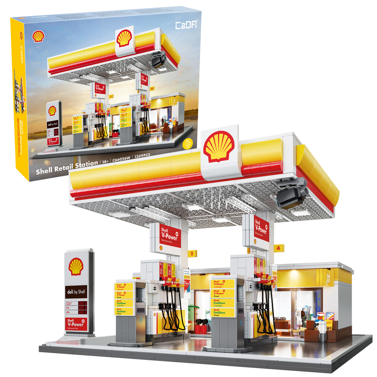 Shell Retail Station - 1309 pcs