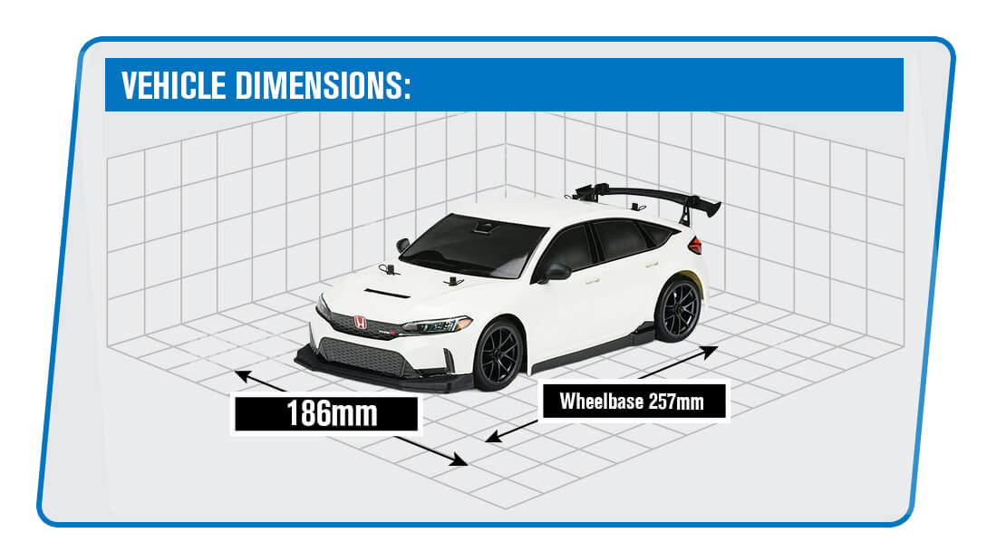 CARISMA M40S 2.0 HONDA CIVIC TYPE R FL5 BRUSHLESS ARTR