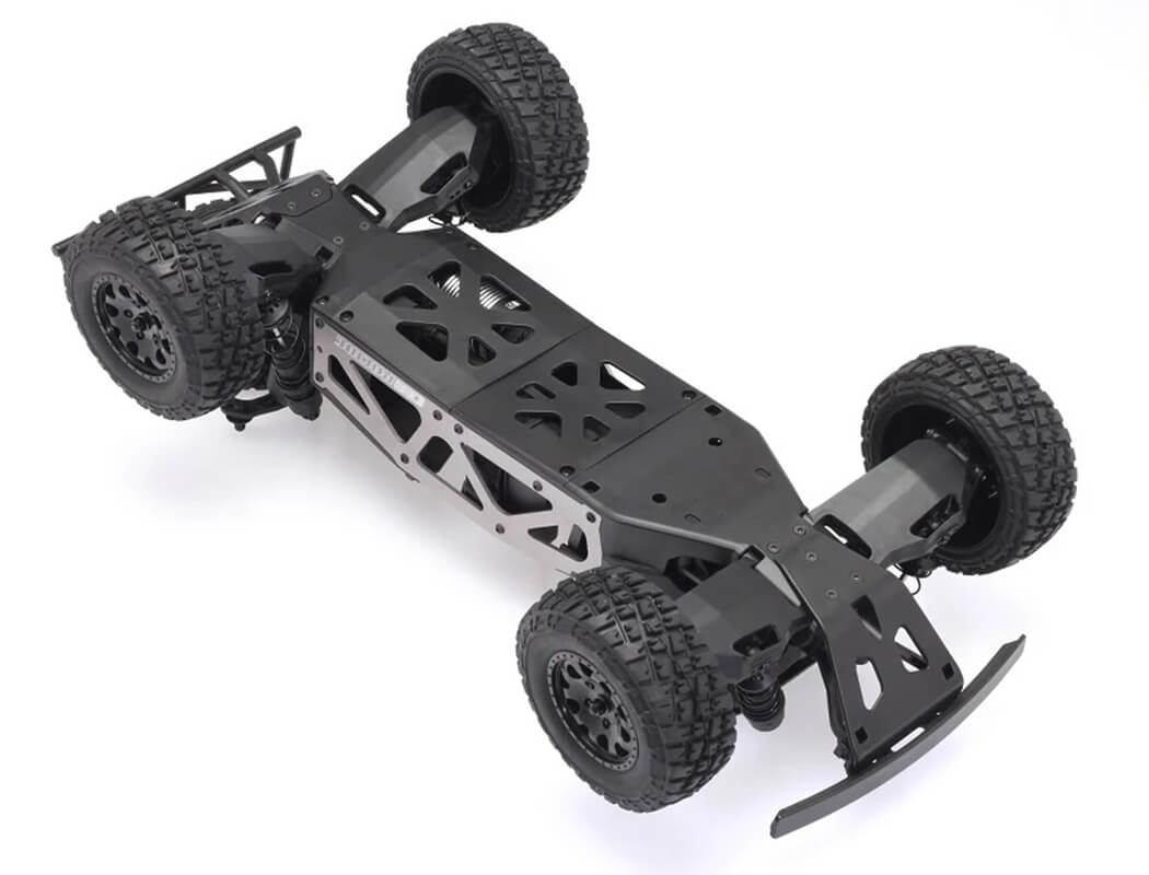 CEN RACING REEPER SC 1/10 4WD RTR BRUSHLESS TRUCK - MATTE BLACK WITH RED AND BLUE DECALS