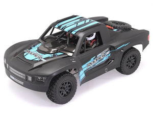CEN RACING REEPER SC 1/10 4WD RTR BRUSHLESS TRUCK - MATTE BLACK WITH RED AND BLUE DECALS