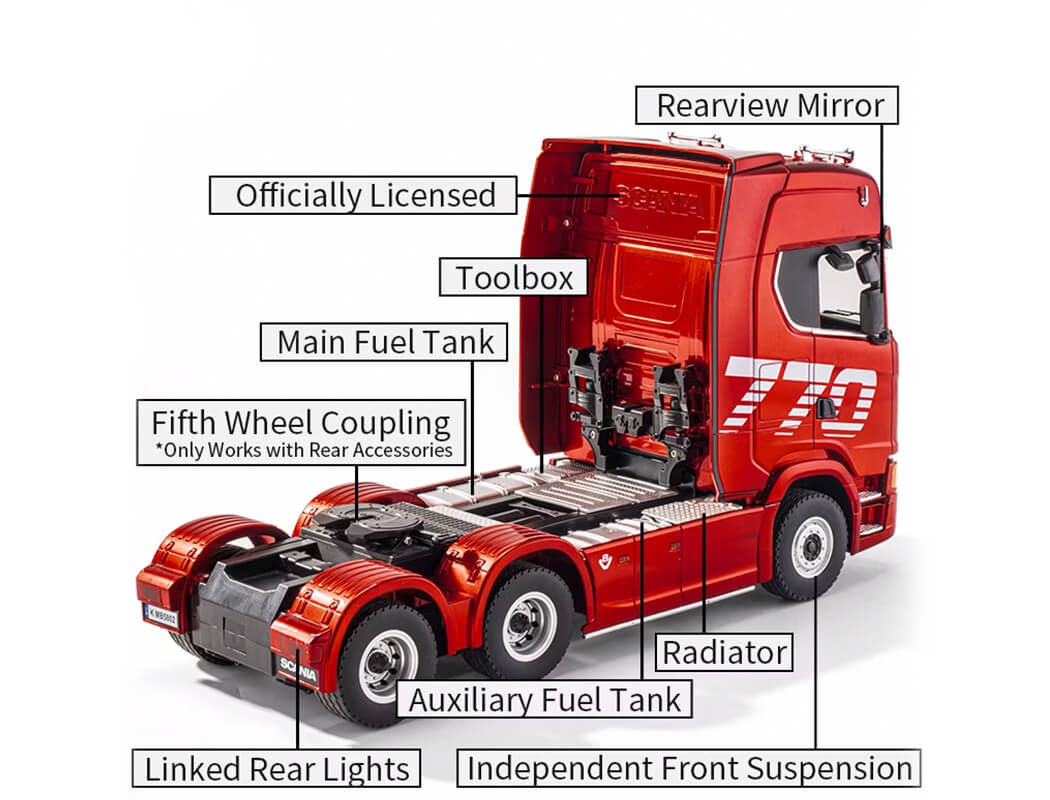 HUINA SCANIA 770S RC HAULAGE TRUCK RTR