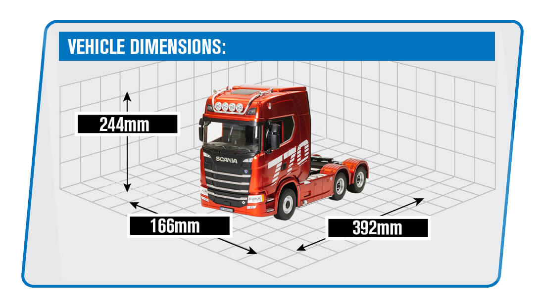 HUINA SCANIA 770S RC HAULAGE TRUCK RTR