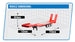 HUINA RC HAULAGE FLATBED TRAILER FOR CY1501 RED