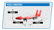 HUINA RC HAULAGE FLATBED TRAILER FOR CY1501 RED