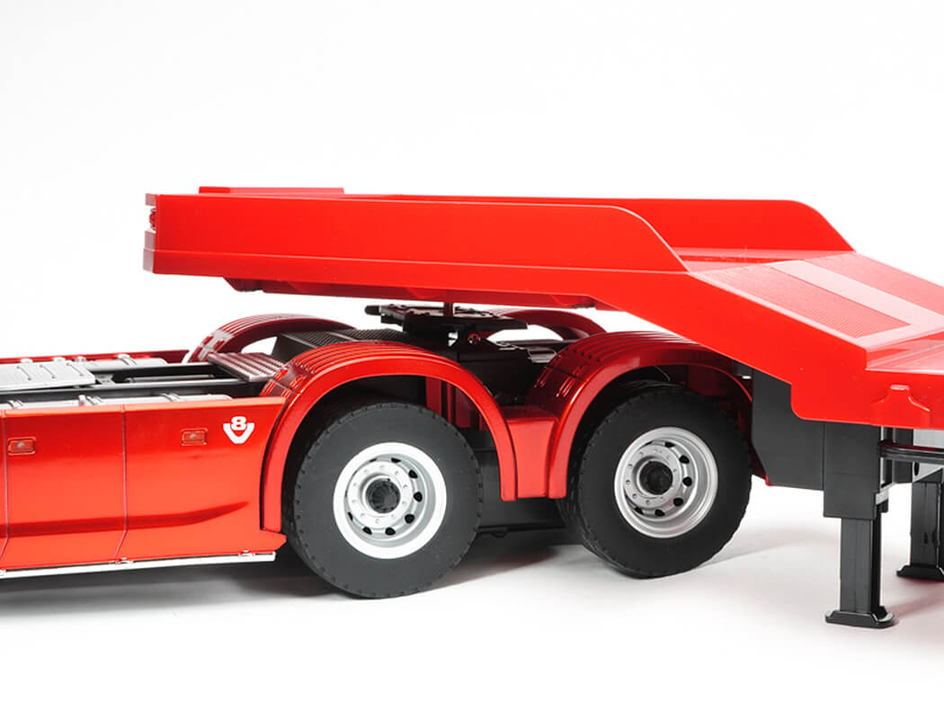 HUINA RC HAULAGE FLATBED TRAILER FOR CY1501 RED