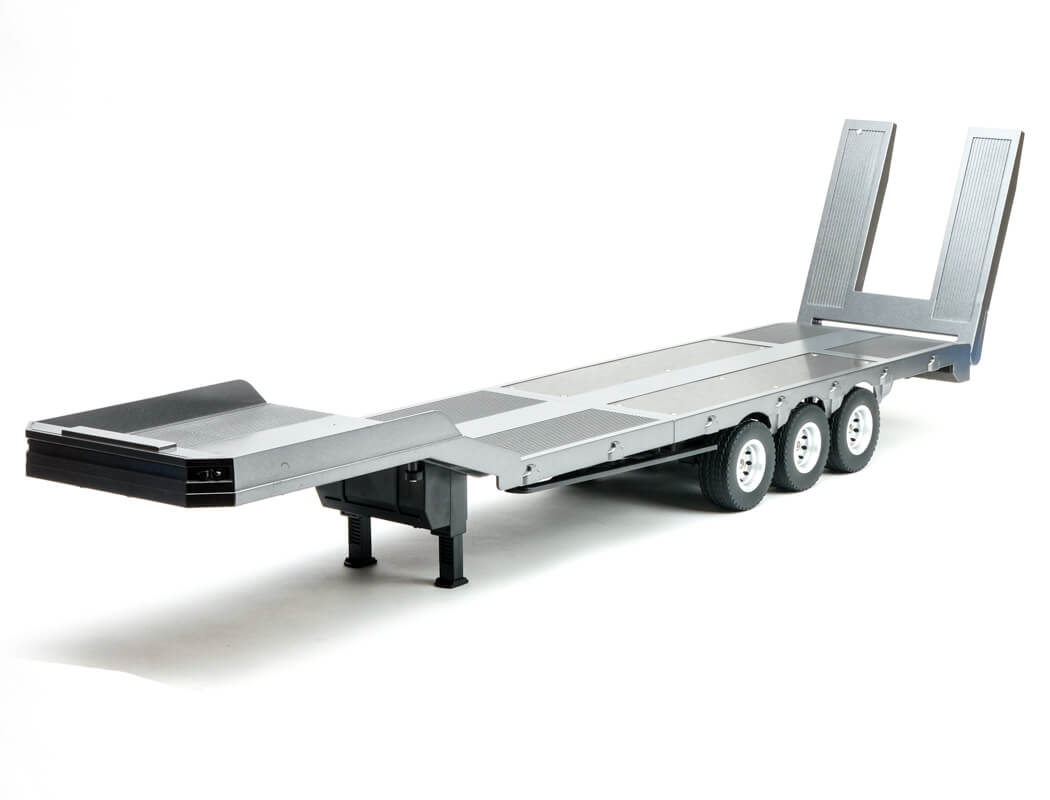 HUINA RC HAULAGE FLATBED TRAILER FOR CY1501S SILVER
