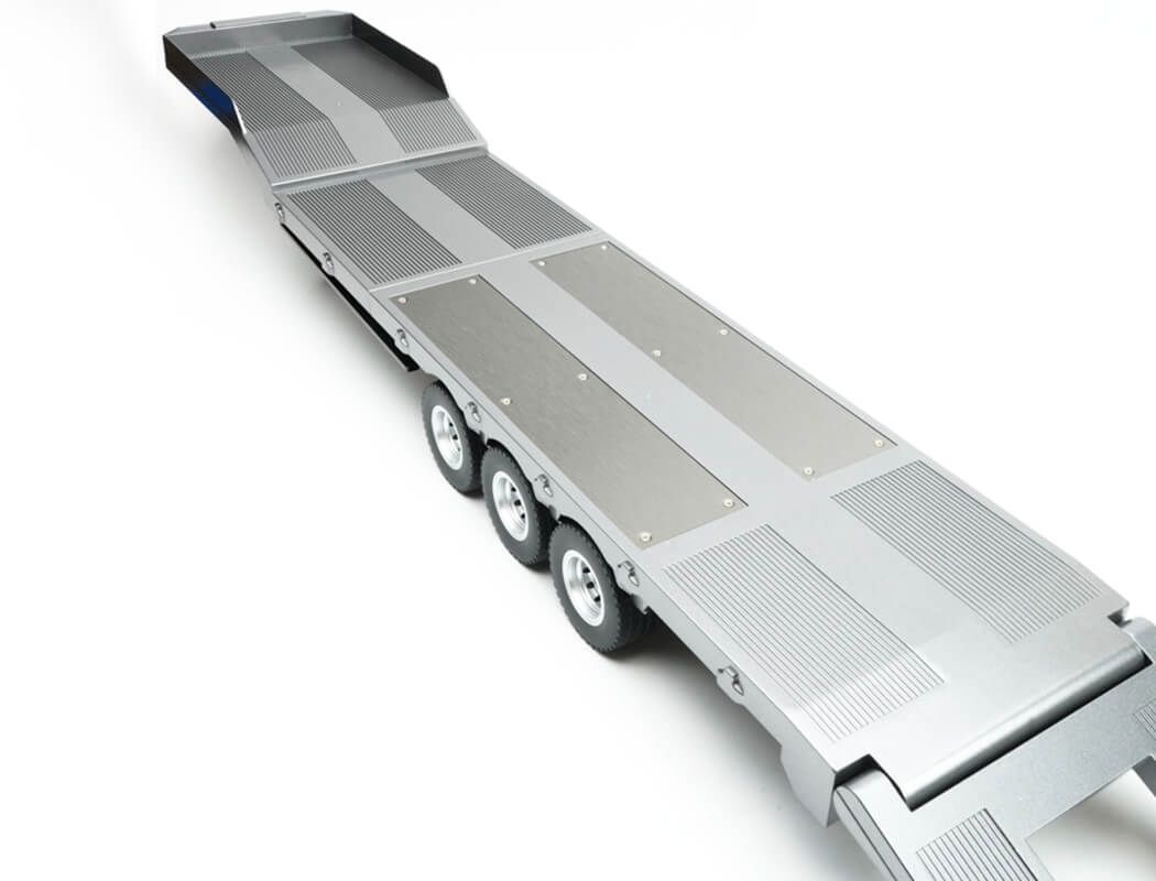 HUINA RC HAULAGE FLATBED TRAILER FOR CY1501S SILVER